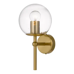 Eterna Telbix Handcrafted Wall Lamp (E27) Gold & Glass by Telbix, a Outdoor Lighting for sale on Style Sourcebook