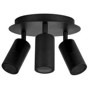 Havit Tivah Black Round 3 Light LED Ceiling Light IP54 15W Tri Colour by Havit, a Spotlights for sale on Style Sourcebook