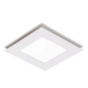 Martec White Flow Square Exhaust Fan With 12W Tri-Colour LED Light Large by Martec, a Exhaust Fans for sale on Style Sourcebook