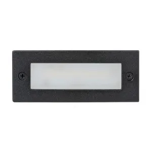 Bata CCT Tri Colour 3W LED Brick Light IP54 12V Black by Havit, a LED Lighting for sale on Style Sourcebook