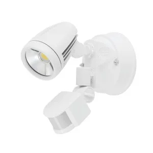 Eglo Chopper 15W Tri Colour Adjustable LED IP54 Exterior Spot Light with Sensor White by Eglo, a Outdoor Lighting for sale on Style Sourcebook