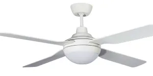 Martec Discovery 48" Ceiling Fan with 15W Dimmable CCT LED Light White by Martec, a Ceiling Fans for sale on Style Sourcebook