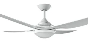 Royale 2 52" (1320mm) with 18W LED Indoor/Outdoor Ceiling Fan White by Ventair, a Ceiling Fans for sale on Style Sourcebook