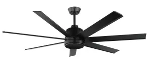 Eglo Tourbillion 60" 7 Blade DC Ceiling Fan With Remote Control Matt Black by Eglo, a Ceiling Fans for sale on Style Sourcebook