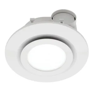 Mercator Starline DIY Exhaust Fan With 16W LED Light White Round by Mercator, a Exhaust Fans for sale on Style Sourcebook