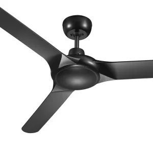 Spyda 3 Blade 56" Indoor/Outdoor Designer Ceiling Fan Black by Ventair, a Ceiling Fans for sale on Style Sourcebook