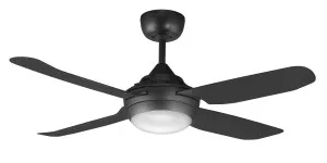 Ventair Spinika 52" CCT LED Light Indoor/Outdoor Ceiling Fan Black by Ventair, a Ceiling Fans for sale on Style Sourcebook