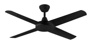 ThreeSixty Aspire 52" (1300mm) 4 Blade Ceiling Fan Black by ThreeSixty, a Ceiling Fans for sale on Style Sourcebook