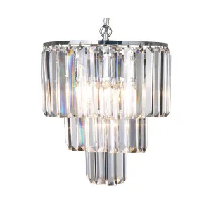 Lode Celestial Waterfall Chandelier Crystal Pendant Light 4 Light by Lode International, a Pendant Lighting for sale on Style Sourcebook