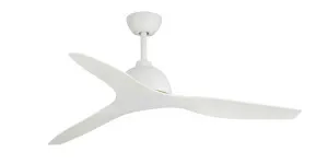 Fanco Eco Breeze 52" 3 Blade ABS Ceiling Fan White by Fanco, a Ceiling Fans for sale on Style Sourcebook