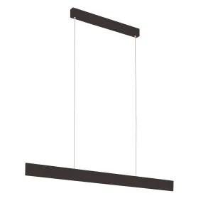 Eglo Climene 2 Linear 1800mm LED Pendant Light Black by Eglo, a LED Lighting for sale on Style Sourcebook