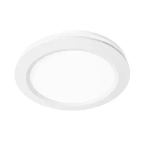 Saturn Matte White Round Exhaust Fan with CCT LED Light IPX4 240 by Martec, a Exhaust Fans for sale on Style Sourcebook