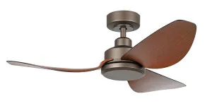 Eglo Torquay 42" 3 Blade DC Indoor/Outdoor Ceiling Fan With Remote Control Oil Rubbed Bronze & Koa by Eglo, a Ceiling Fans for sale on Style Sourcebook