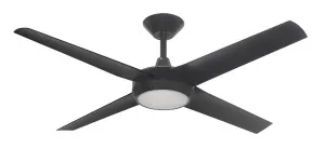 Hunter Pacific Concept 52" Indoor/Outdoor AC Ceiling Fan with 18W CCT LED Light Black by Hunter Pacific, a Ceiling Fans for sale on Style Sourcebook