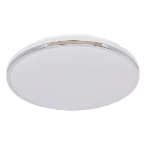 Chrome Simmons Vencha CCT LED Dimmable Oyster Light 42W by Vencha, a LED Lighting for sale on Style Sourcebook