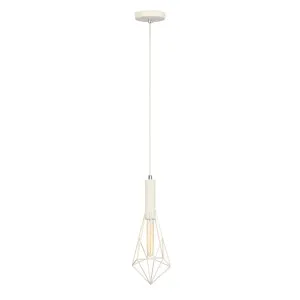 CLA Whiteband Modern Pendant Light (E27) Diamond by Compact Lamps Australia, a Pendant Lighting for sale on Style Sourcebook