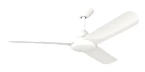 Hunter Pacific X-Over 56" 3 Blade DC Ceiling Fan and Wall Control White by Hunter Pacific, a Ceiling Fans for sale on Style Sourcebook