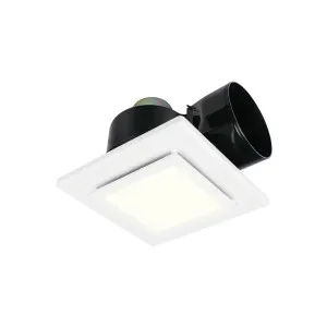 Brilliant Sarico Square DIY Exhaust Fan with LED Light 45W by Brilliant, a Exhaust Fans for sale on Style Sourcebook