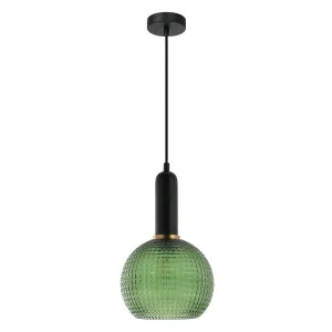 CLA Pelota Segmented Wine Glass Pendant (E27) Green by Compact Lamps Australia, a Pendant Lighting for sale on Style Sourcebook