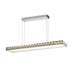 Luxsion Lighting Sparkle Crystal CCT LED Pendant Light 50W by Luxsion Lighting, a Chandeliers for sale on Style Sourcebook