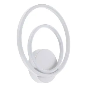 Eglo Lanacera LED Dimmable Wall Light White by Eglo, a Outdoor Lighting for sale on Style Sourcebook