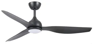 Fanco Eco Style 60" DC Indoor/Outdoor Ceiling Fan with 24W CCT LED Light and Remote Black by Fanco, a Ceiling Fans for sale on Style Sourcebook