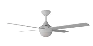 Calibo Mosman 48" AC Ceiling Fan with 2x E27 Light White by Calibo, a Ceiling Fans for sale on Style Sourcebook