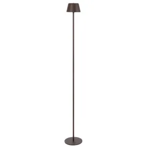 Telbix Briana Rechargeable LED Floor Lamp Brown by Telbix, a Floor Lamps for sale on Style Sourcebook