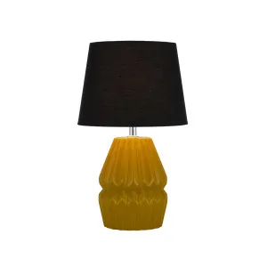 Telbix Greet Ceramic Table Lamp (E27) Butterscotch by Telbix, a Table & Bedside Lamps for sale on Style Sourcebook