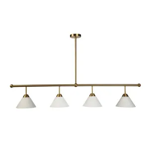 Fiorentino Zacha 4 Light Bar Pendant (E27) Gold by Fiorentino, a Pendant Lighting for sale on Style Sourcebook