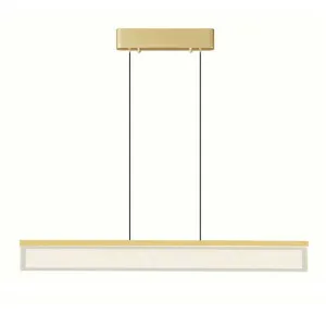 Gold Vencha Stockholm LED Pendant 1200 by Vencha, a Pendant Lighting for sale on Style Sourcebook