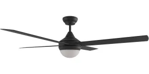 Calibo Heron 52" (1320mm) Indoor/Outdoor AC Ceiling Fan With E27 Light Black by Calibo, a Ceiling Fans for sale on Style Sourcebook