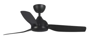 Martec Daytona 52" (1320mm) IP55 Smart WiFi DC Ceiling Fan with Remote Matte Black by Martec, a Ceiling Fans for sale on Style Sourcebook