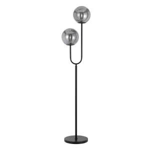 Telbix Eterna 2 Light Floor Lamp (E27) Black by Telbix, a LED Lighting for sale on Style Sourcebook