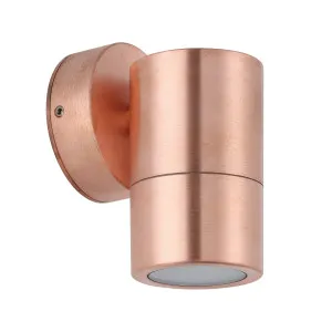 Eglo Fremantle 1 Light Tri-Colour LED Wall Light IP65 Copper by Eglo, a Outdoor Lighting for sale on Style Sourcebook