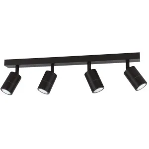 Eglo Fremantle 4 Light Tri-Colour LED Bar Light IP55 Black by Eglo, a LED Lighting for sale on Style Sourcebook