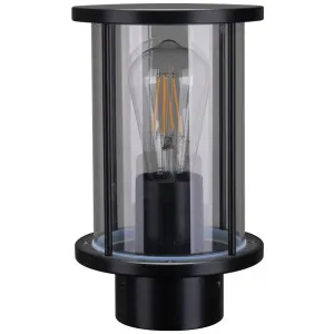 Domus Black E27 Bollard Head Clear by Domus, a Outdoor Lighting for sale on Style Sourcebook