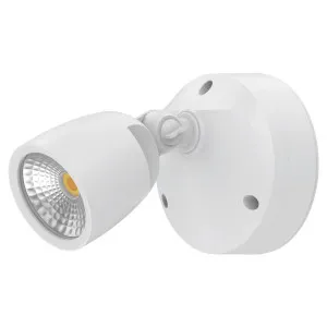 Domus Muro Eco 10W LED Tri Colour Single Spotlight No Sensor White by Domus, a Spotlights for sale on Style Sourcebook