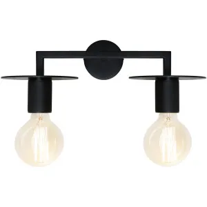 Cougar Inka 2 Light Wall Light Black by Cougar, a Outdoor Lighting for sale on Style Sourcebook