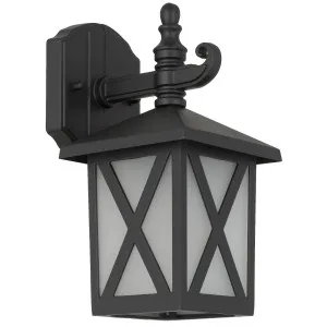 Telbix Eldon Outdoor Wall Light Black by Telbix, a Outdoor Lighting for sale on Style Sourcebook