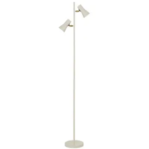 Telbix Verik Floor Lamp Beige by Telbix, a Floor Lamps for sale on Style Sourcebook