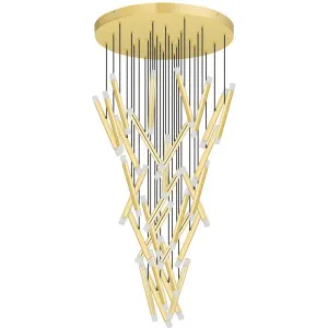 Telbix Milazo 60 LED Pendant Light Gold by Telbix, a Pendant Lighting for sale on Style Sourcebook