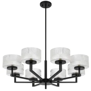 Telbix Moreno 8 Light Pendant Light Black by Telbix, a Pendant Lighting for sale on Style Sourcebook