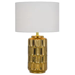 Telbix Nisha Table Lamp Gold by Telbix, a Table & Bedside Lamps for sale on Style Sourcebook