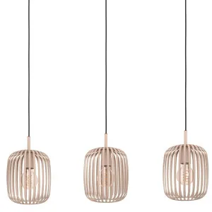 Eglo Romazzina 3 Light Pendant Light Sandy by Eglo, a Pendant Lighting for sale on Style Sourcebook