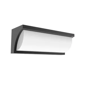 CLA Repisa Exterior LED Wall Light IP65 Dark Grey by Compact Lamps Australia, a LED Lighting for sale on Style Sourcebook