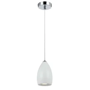 Tolosa 6W COB GU10 LED Metal Shade Pendant Light White by Telbix, a Pendant Lighting for sale on Style Sourcebook