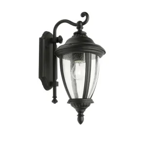 Cougar Oxford Lantern Style Exterior Wall Light IP43 Black by Cougar, a Outdoor Lighting for sale on Style Sourcebook