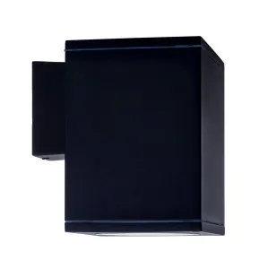 Porter CCT Tri Colour 15W LED Square Wall Pillar Light Black by Havit, a Outdoor Lighting for sale on Style Sourcebook