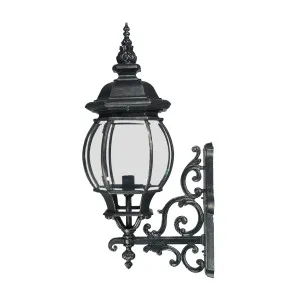 Lode Flinders Antique Black Wall Light IP12 Medium by Lode International, a Outdoor Lighting for sale on Style Sourcebook